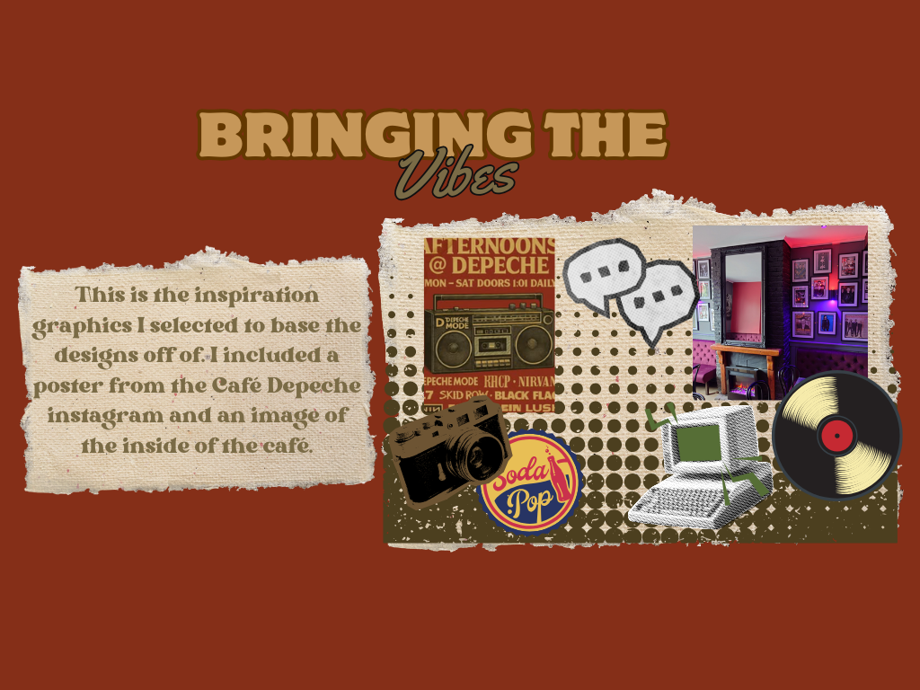 Cafe Depeche Inspiration Collage