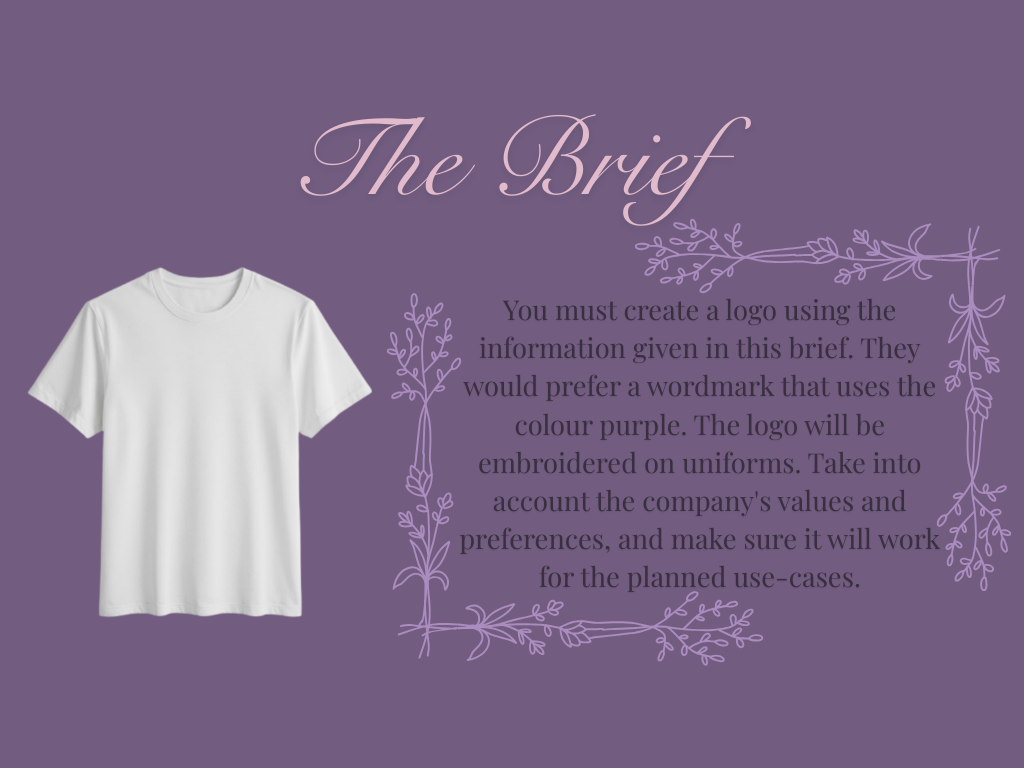 Graphic showing the brief