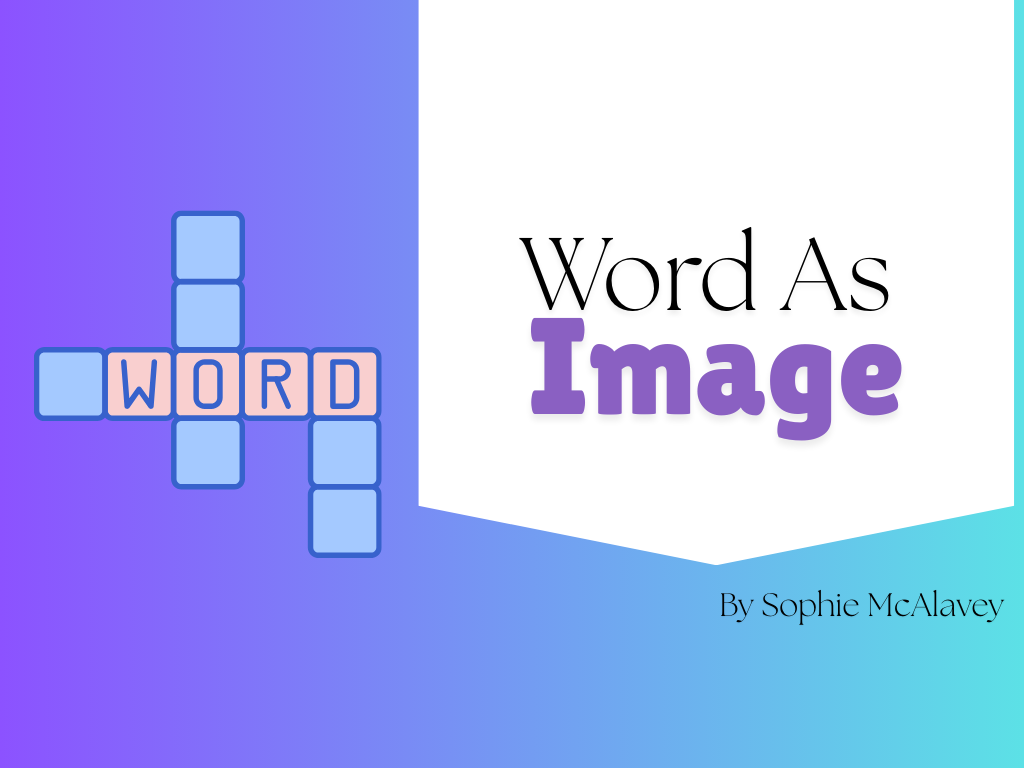 Word as image illustration